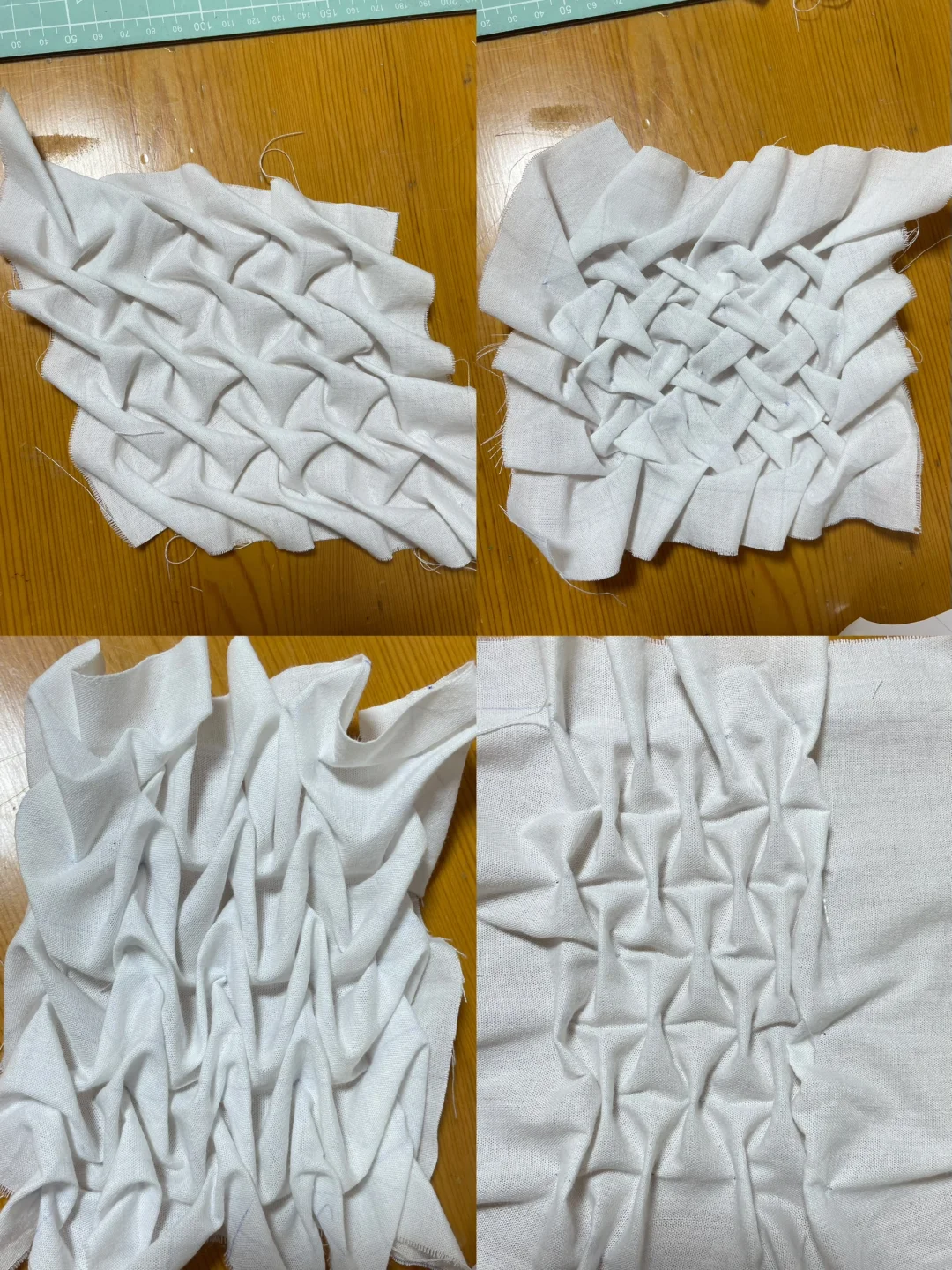 YIXUAN缝纫工艺课第五课（面料再造）