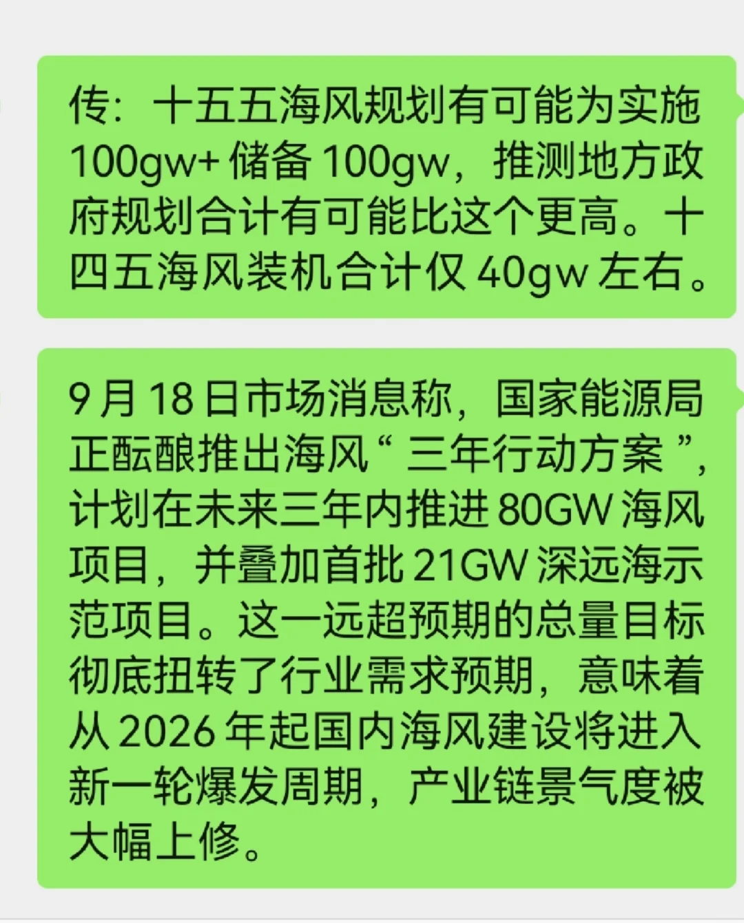 风电暴涨的原因