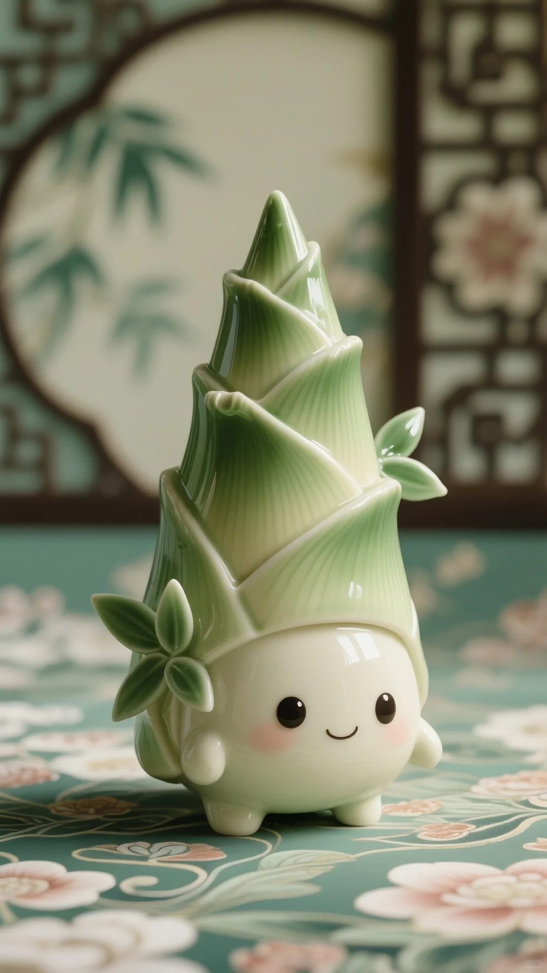 这只陶瓷竹笋，把自然捧在手心里