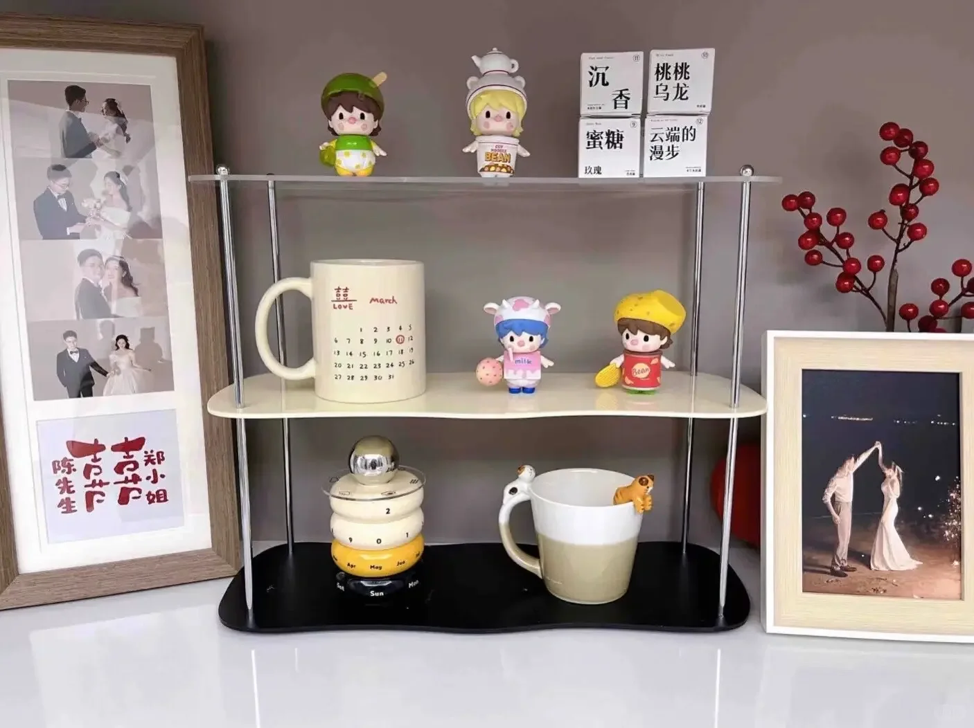 玄关开放格摆件