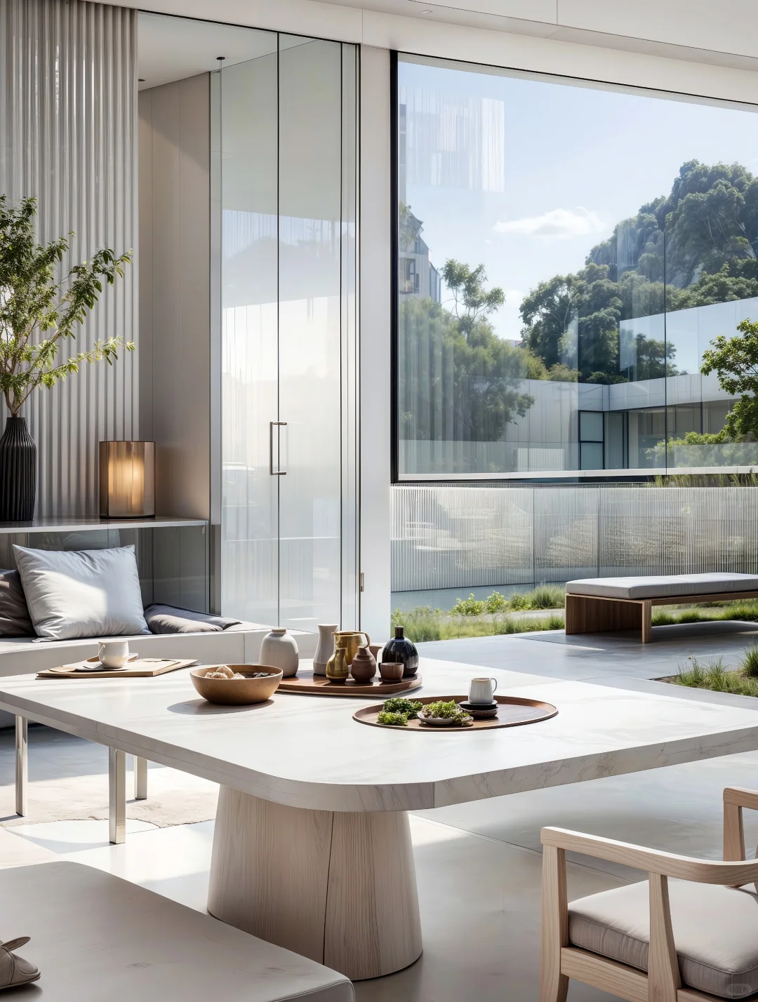 现代玻璃装饰主义创作