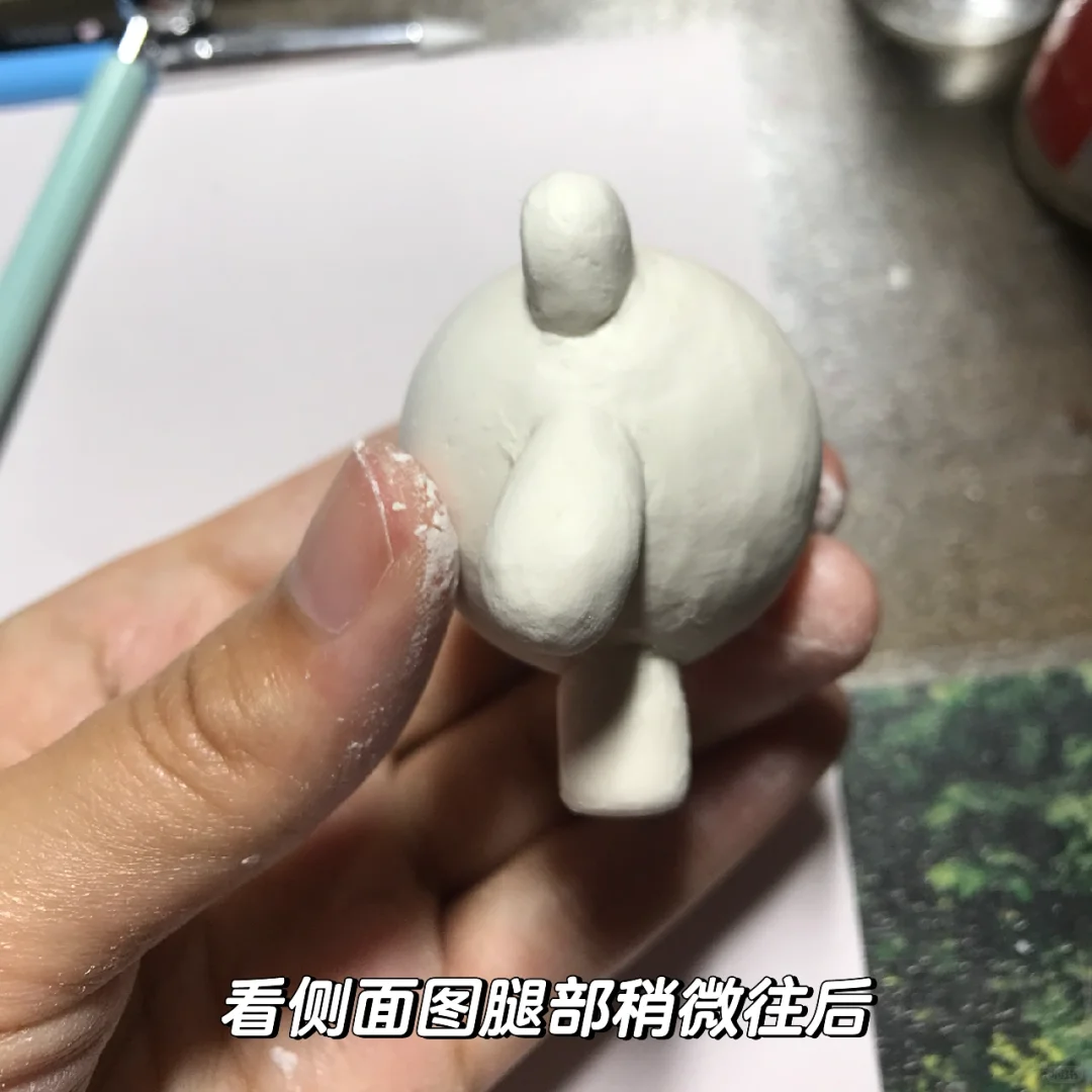 石塑黏土 | 仔仔熊教程分享1