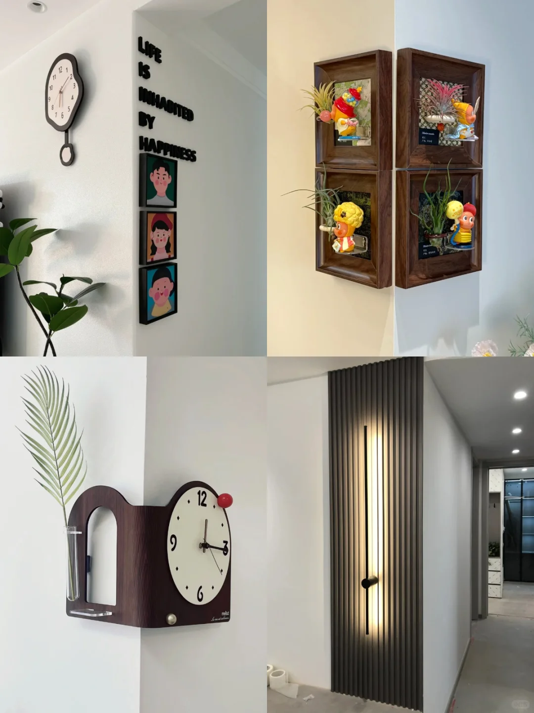 转角墙创意灵感分享✨把家里的墙变成亮点!