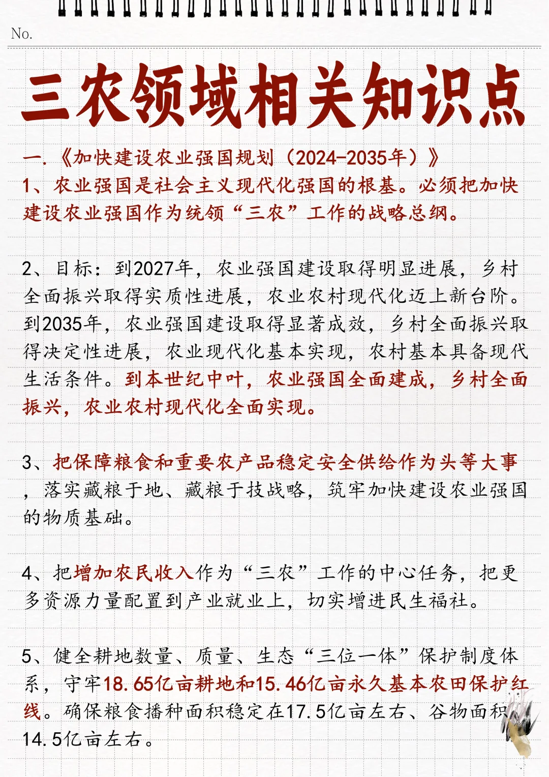 ?三农领域相关知识点！瞅一瞅！