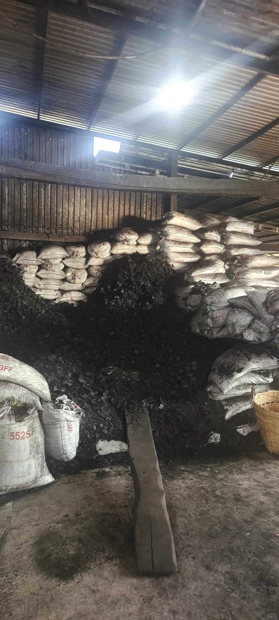 椰壳炭化料求单子