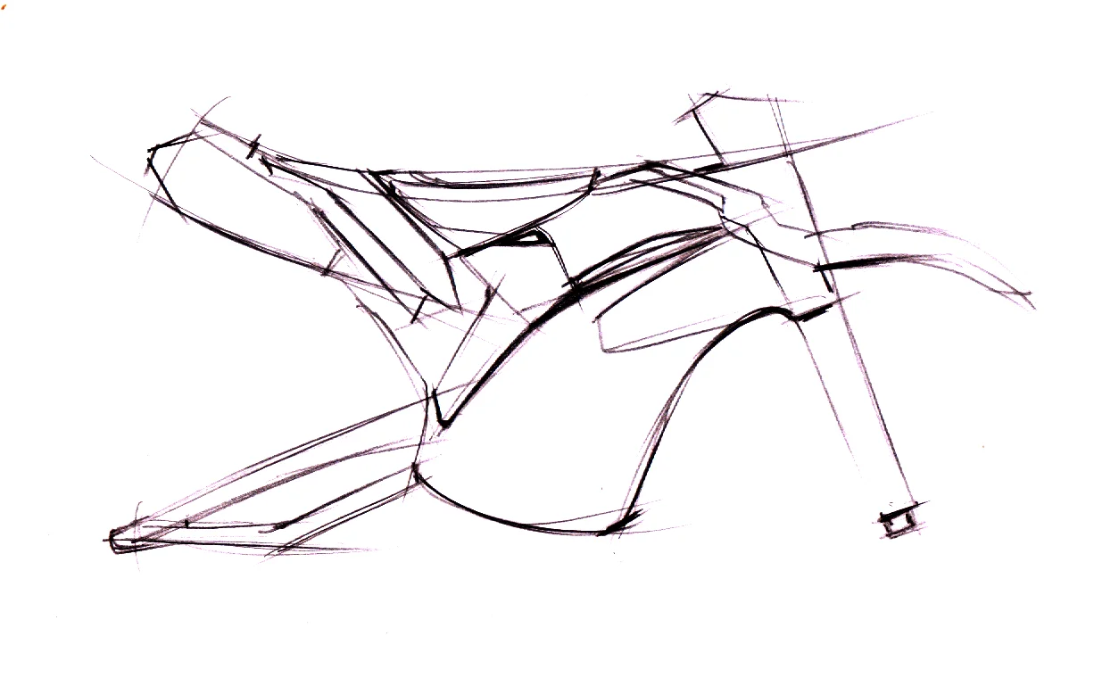 手绘交通工具线稿到马克笔上色详细步骤分享