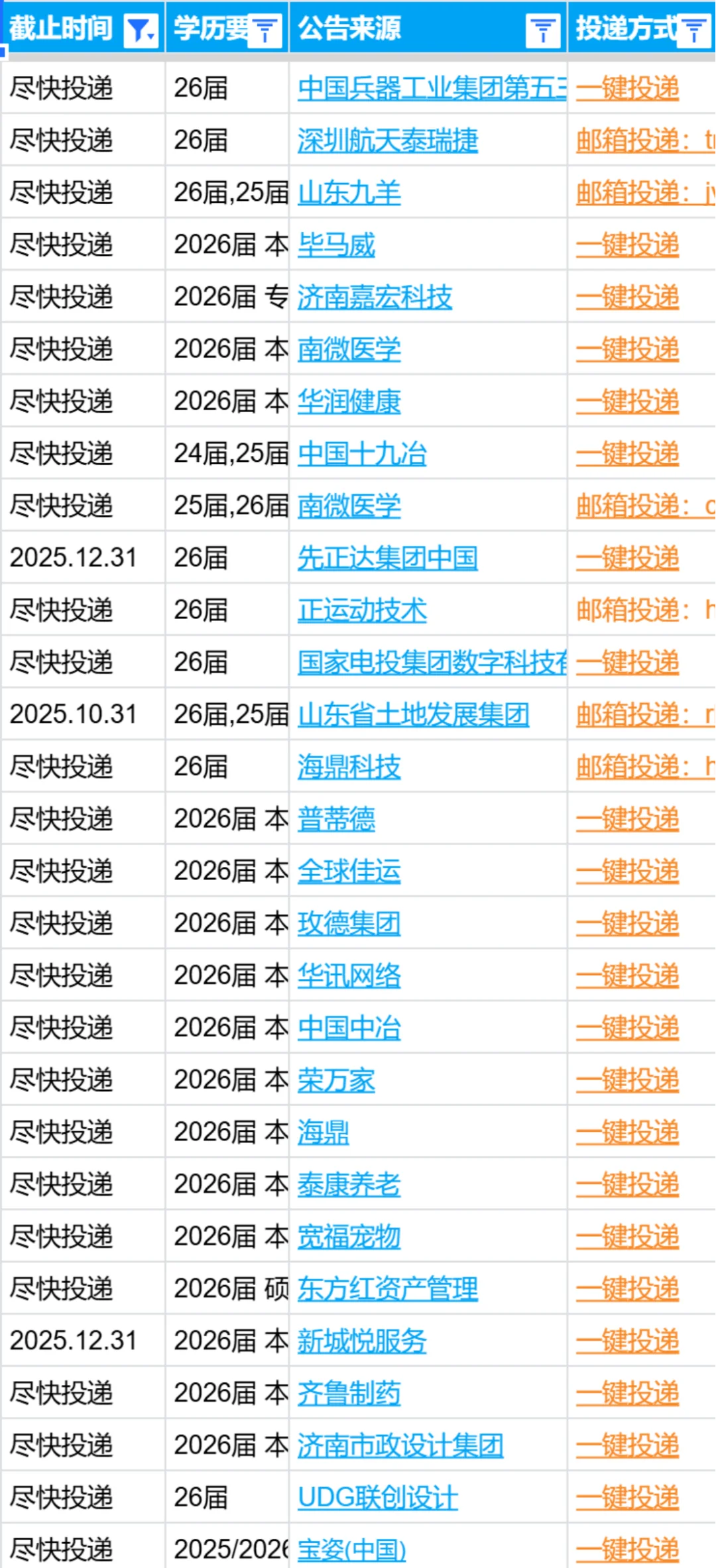 10.27 泉城济南新开秋招！