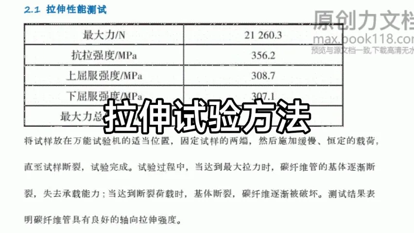 超强碳纤维拉伸测试