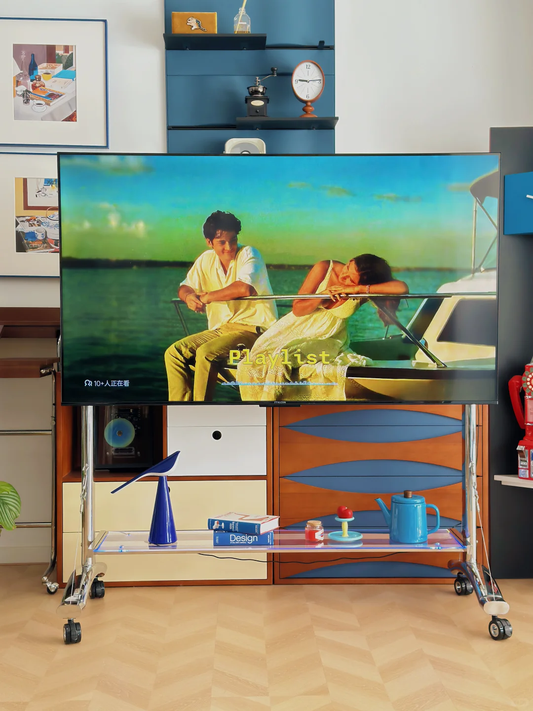 89㎡包豪斯小家,电视支架让空间灵动又高级