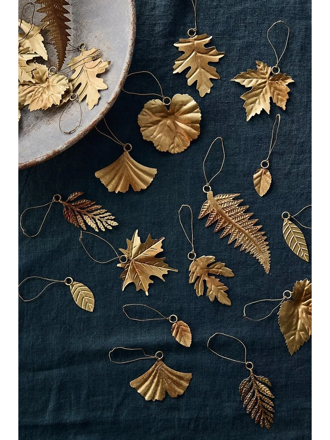 金色锡纸改造立体挂件装饰 简易DIY