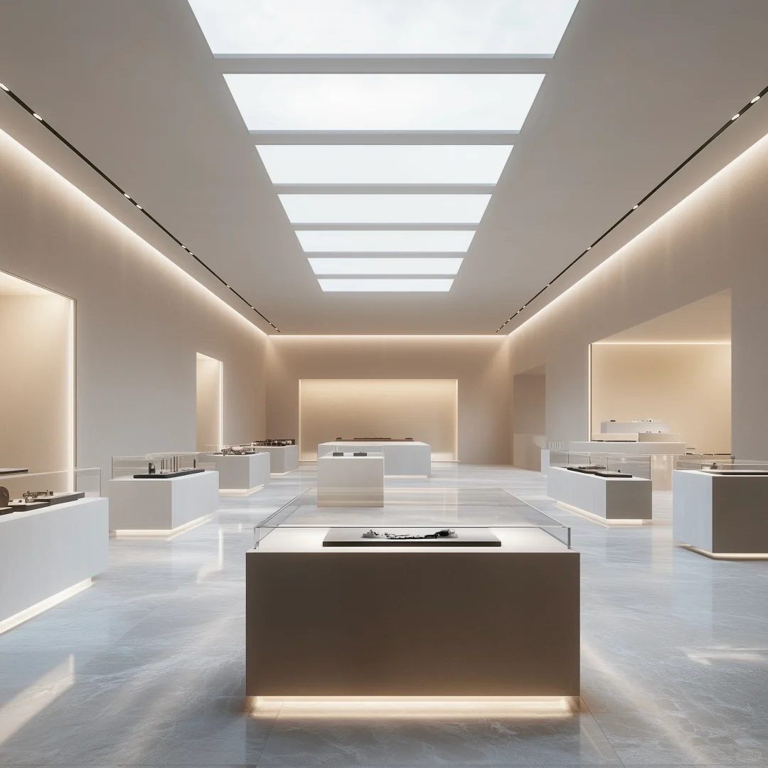 ✨ 极简美学 | 高级感十足的现代展厅设计 ✨