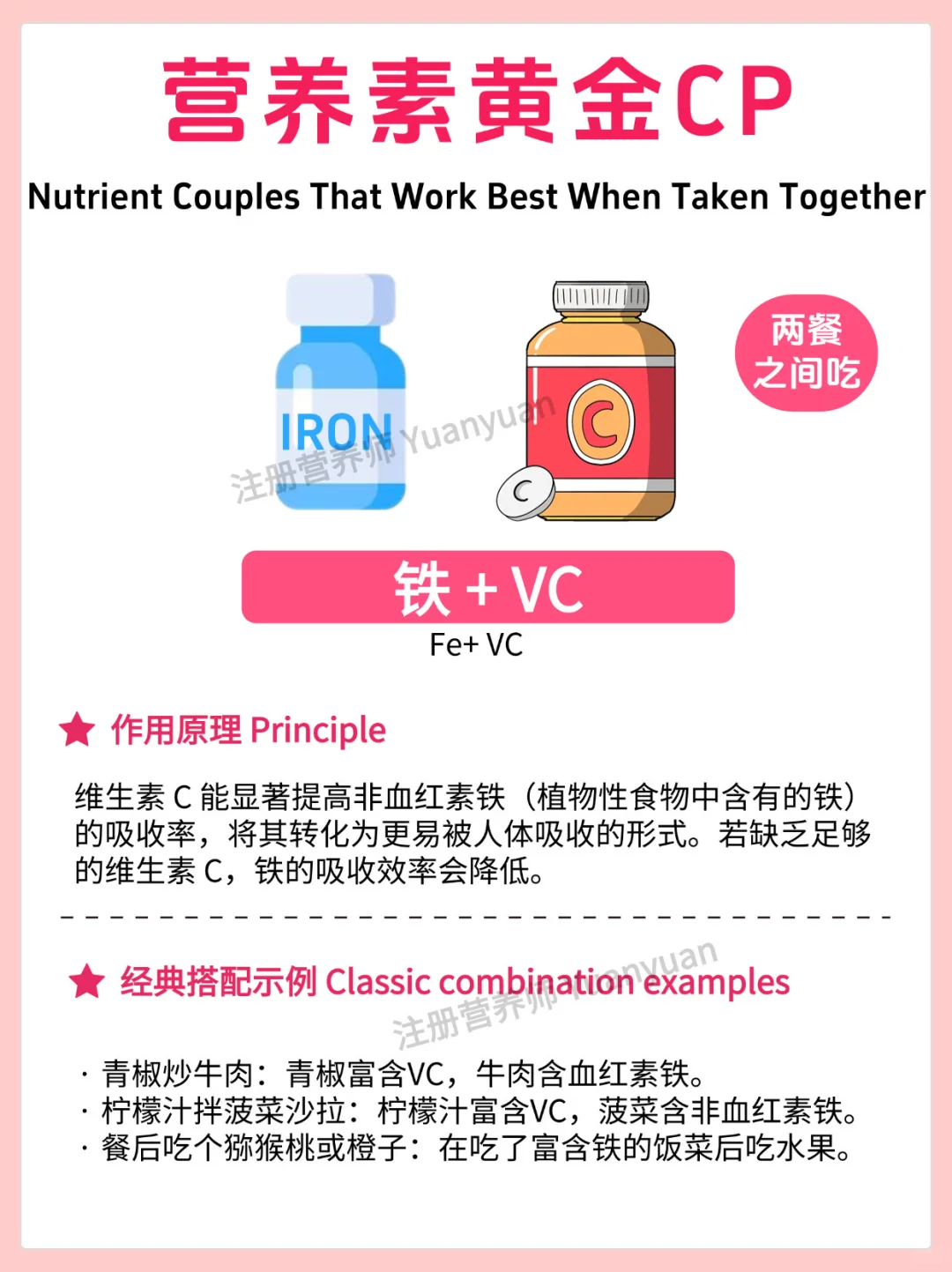 维生素别乱吃 搭配组合吸收翻倍