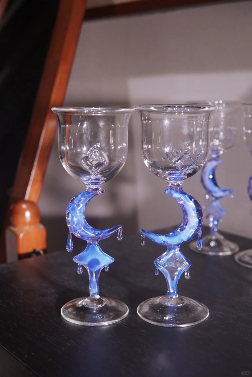 万人期待的星月杯发货啦！灯工玻璃高脚杯