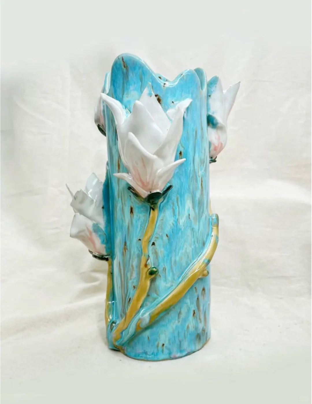 ⚪️陶艺分享｜花花的花瓶