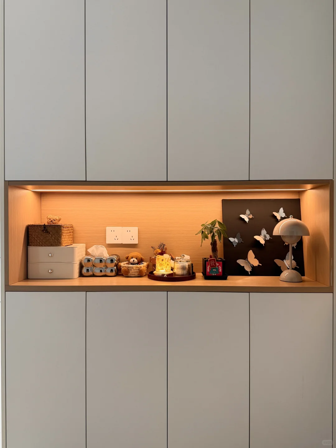 实用玄关布置!收纳+提升运势小摆件✨?