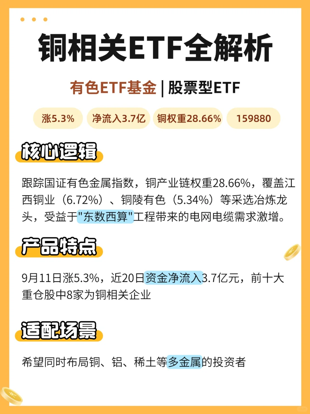 黄金涨疯了？铜才是真刚需？内附ETF攻略