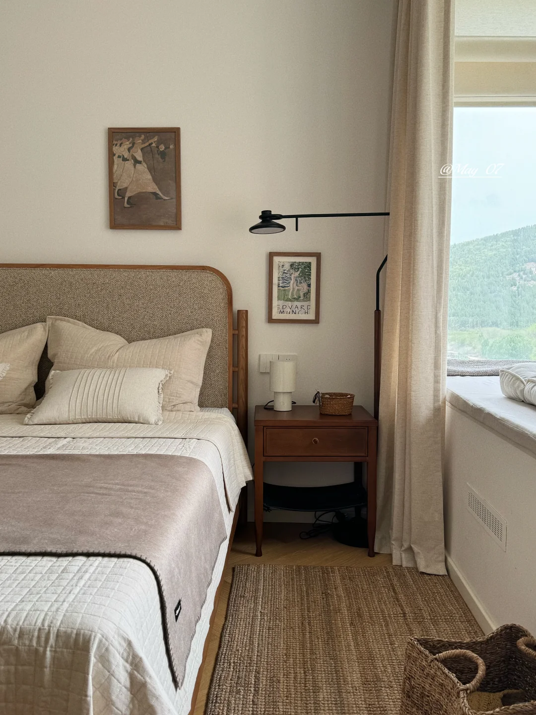 卧室这样布置真的很美☕️