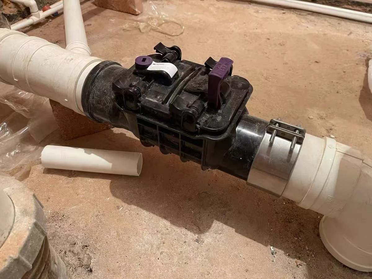 科赛尔止回阀安装实拍