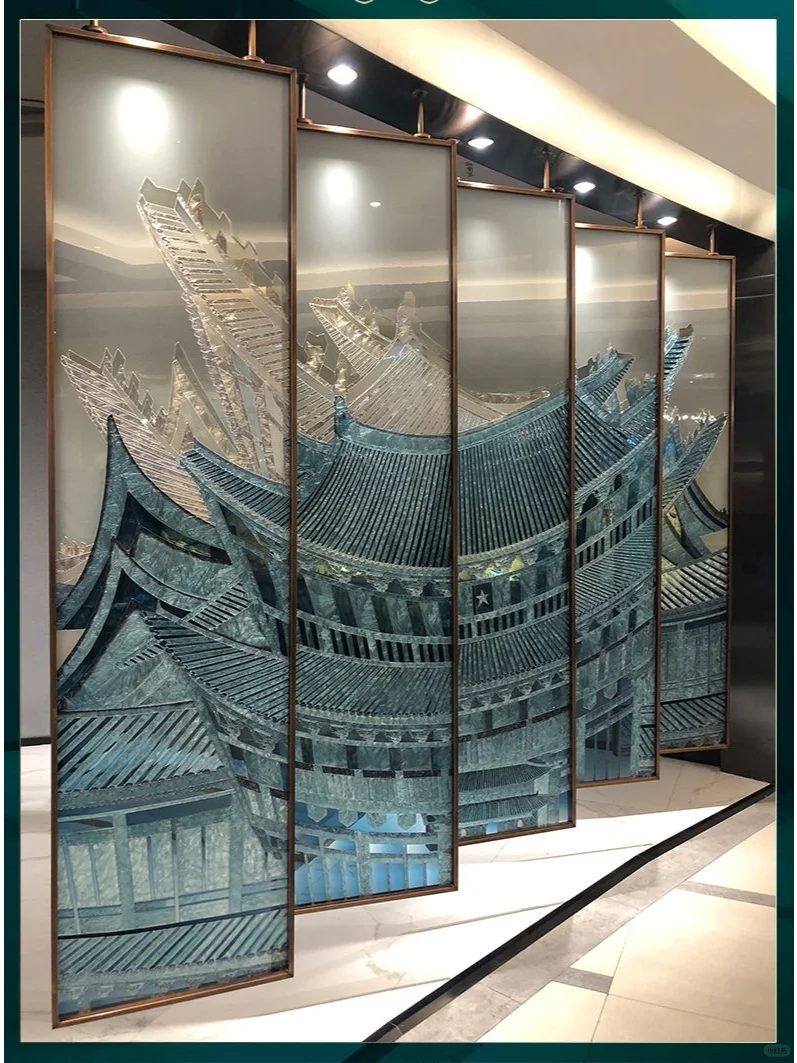 珐琅彩玻璃屏风：以手造之境，对话千年光阴