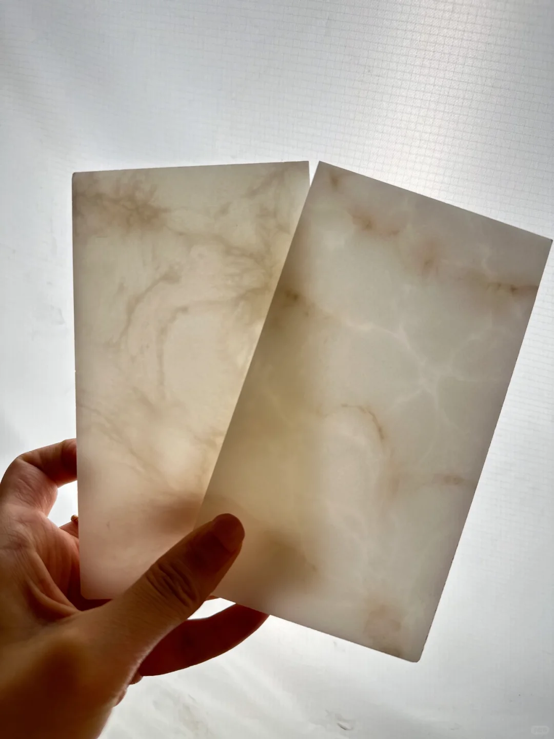 全网?都在找到这款新材料 |透光云石背景