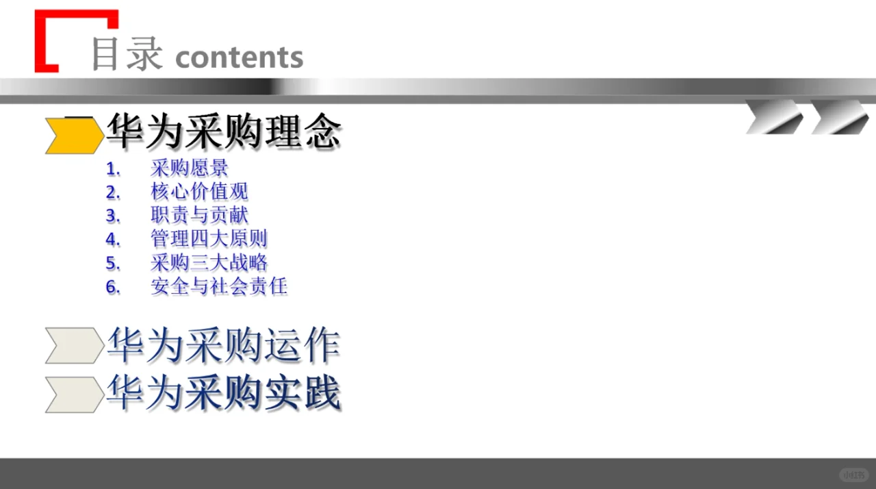 综合且精细化的体系——华为采购管理模式
