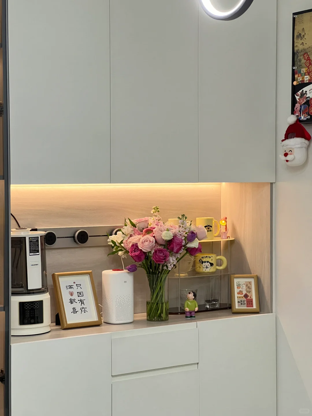 ✨餐边柜+酒柜布置｜我家的小确幸角落?