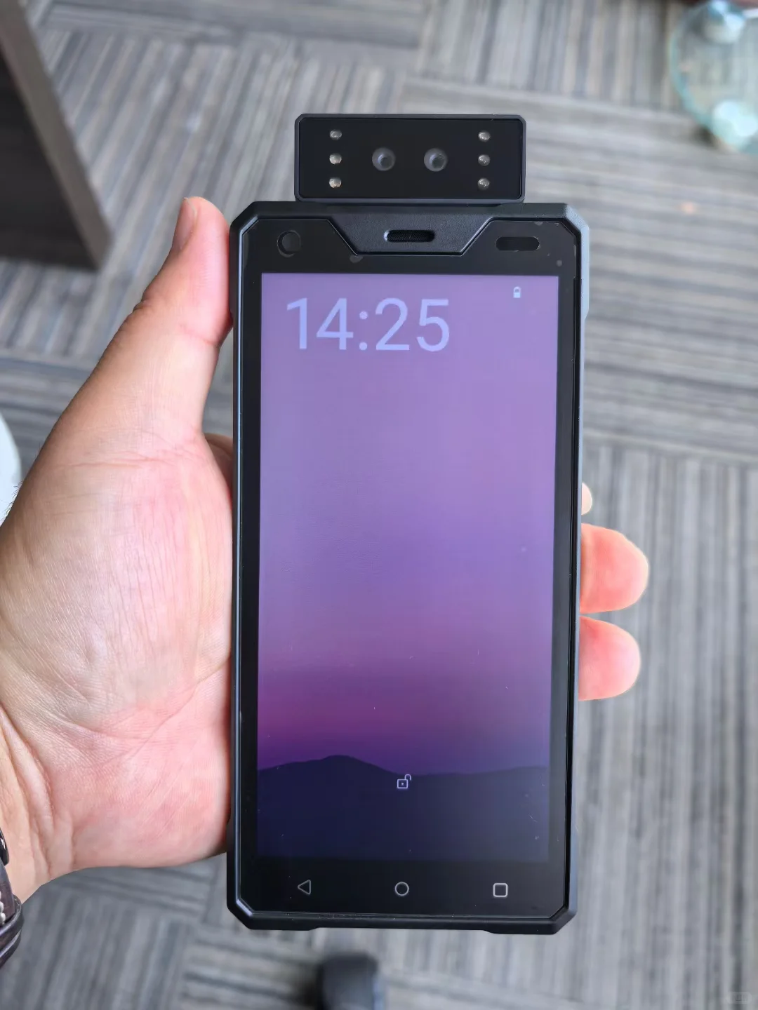 智慧工地移动考勤劳务实名制打卡手持机PDA