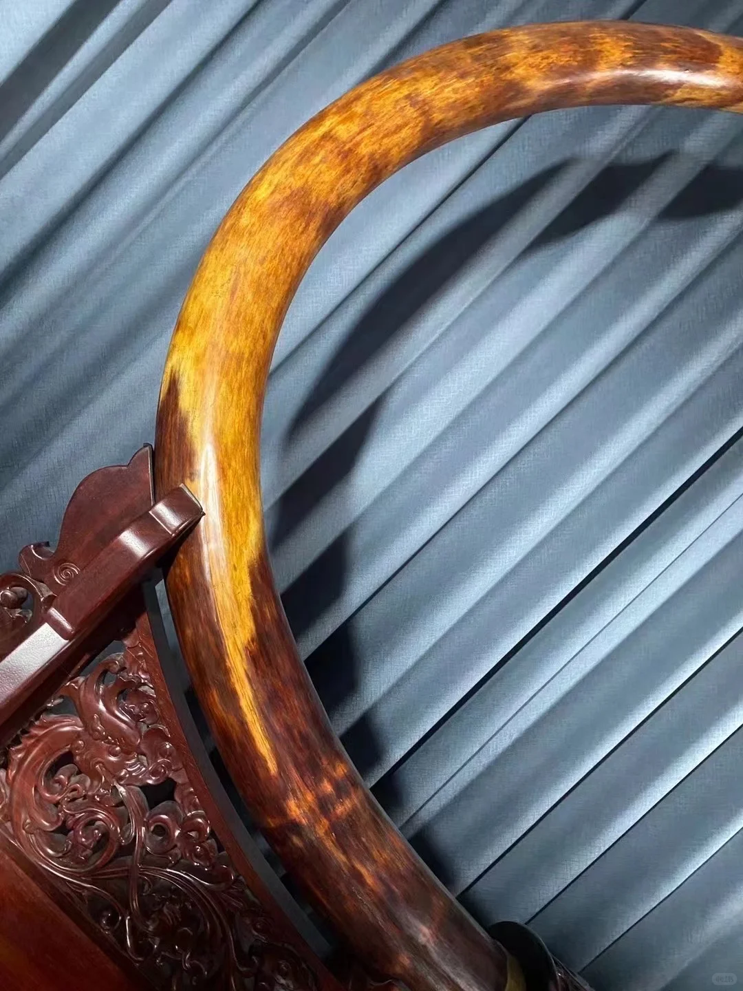 被这猛犸原牙摆件狠狠拿捏,镇宅又高级!