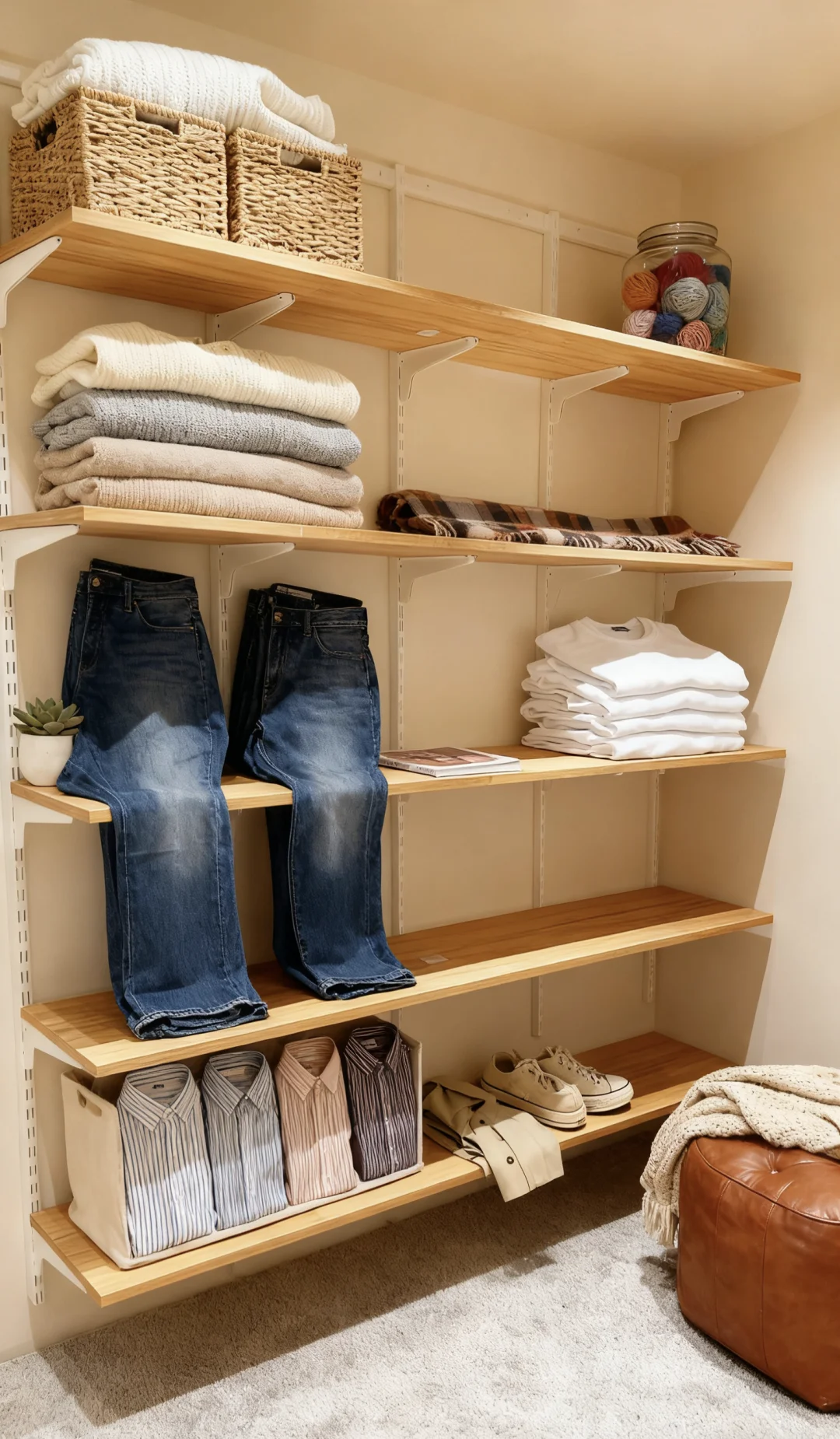 小户型逆袭就这样设计❗800件衣服都可以放下