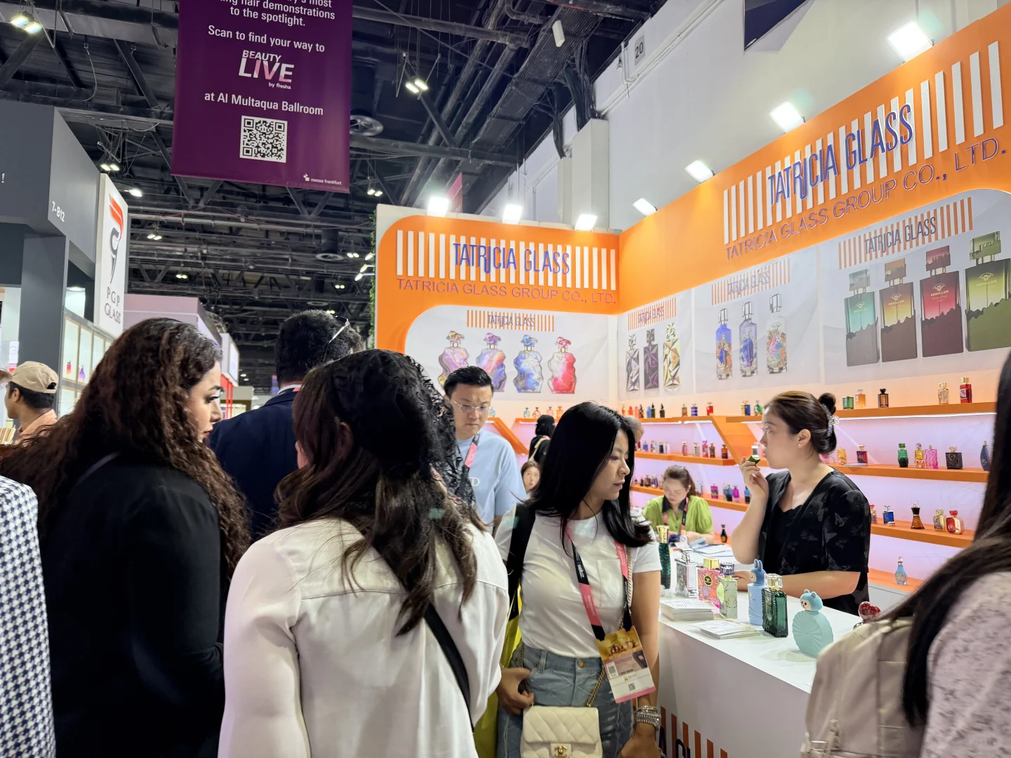 迪拜美容展展会现场