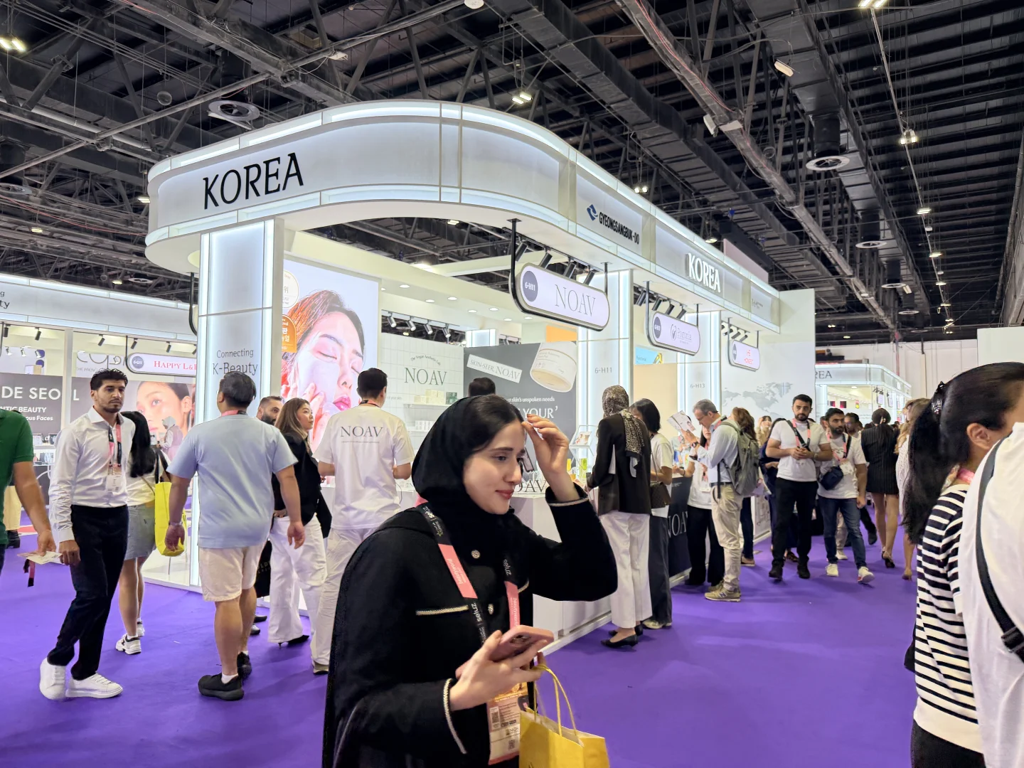 迪拜美容展展会现场