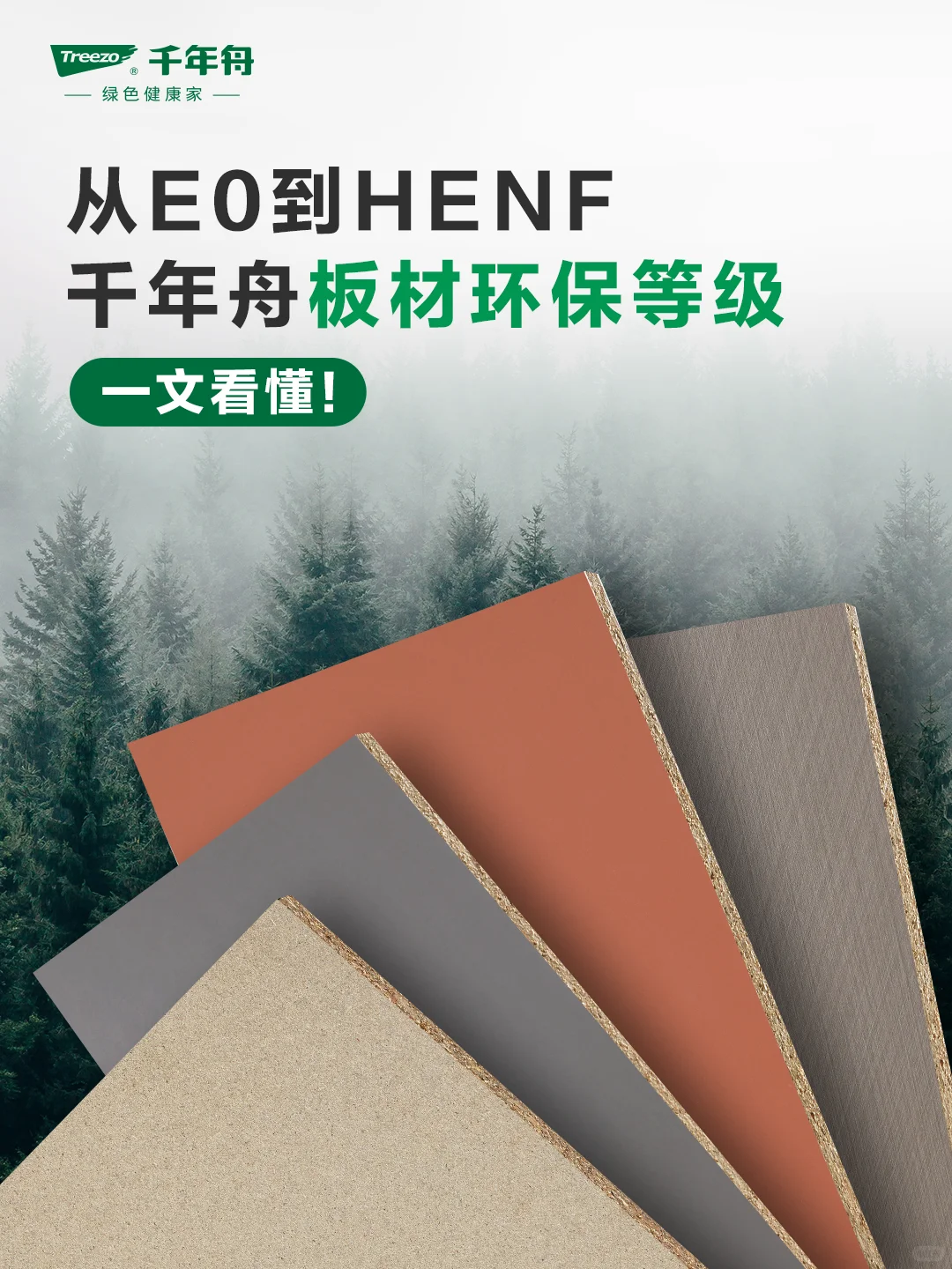 从E0到HENF,千年舟板材环保等级一文看懂!
