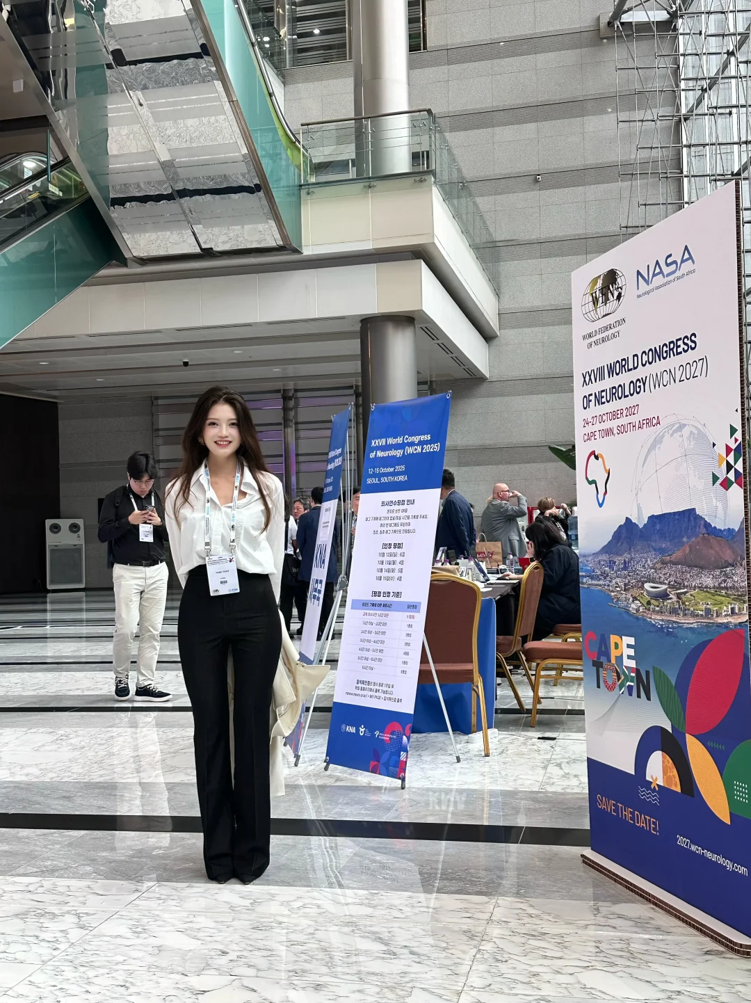 第一次参加国际学术会议，with my poster