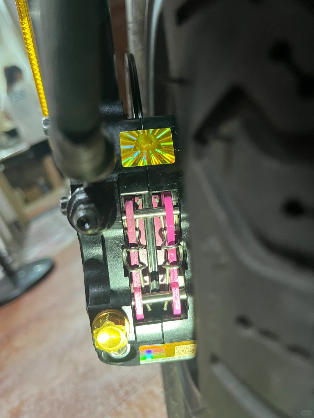 九号F90m穷改前卡钳(明浙M17小辐射)