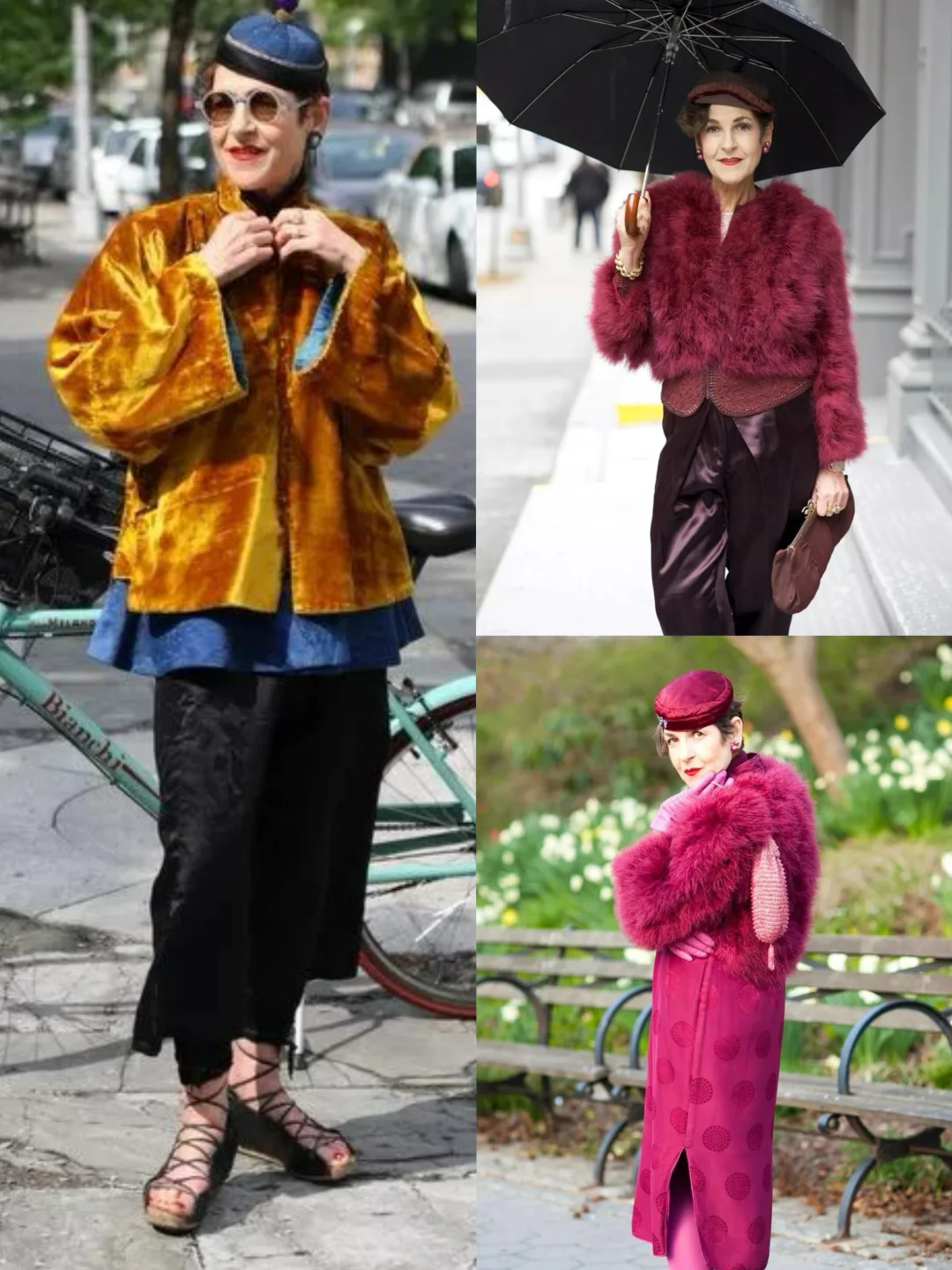 痴迷混搭中国风的时髦老太