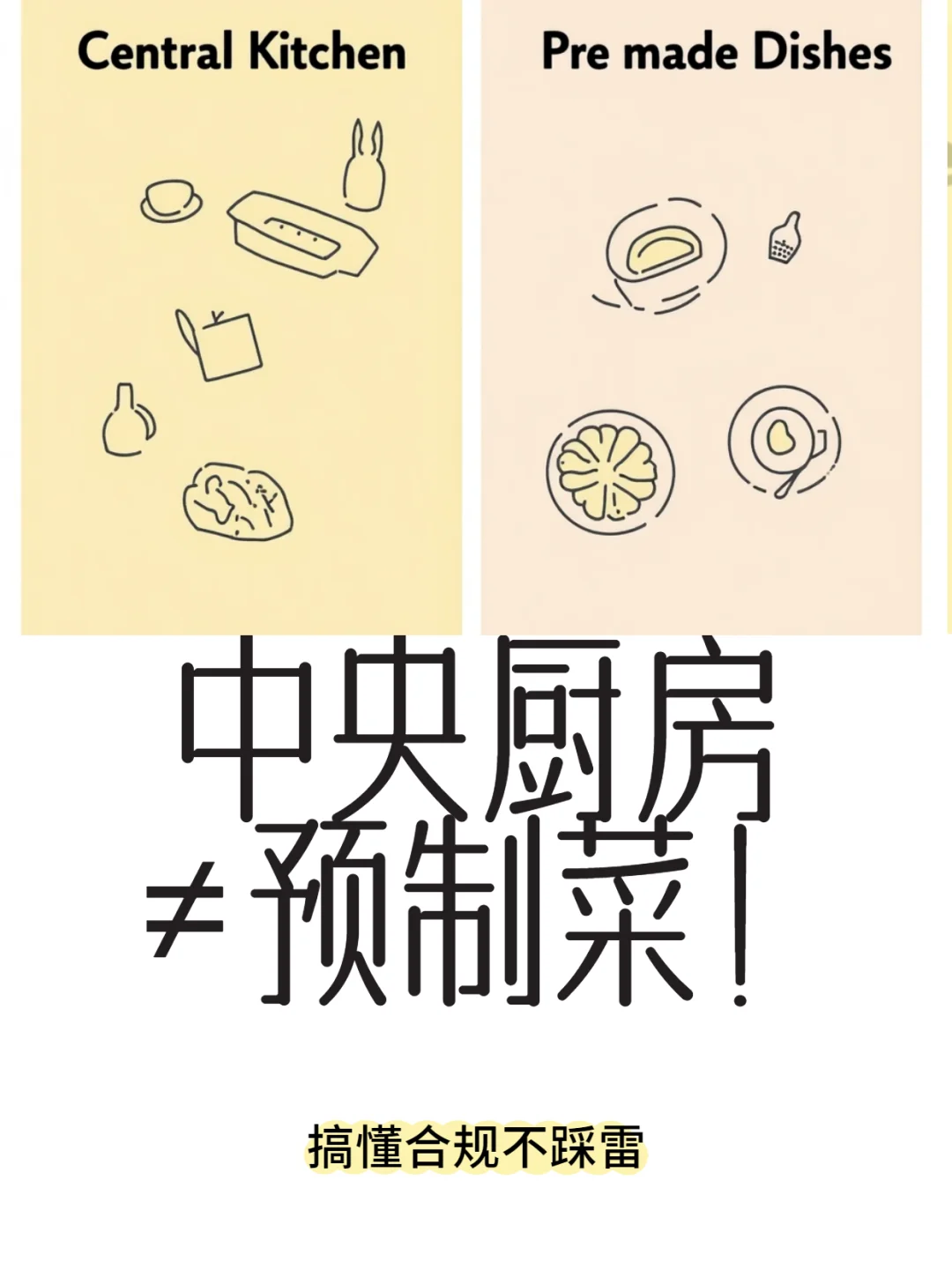 中央厨房产品算预制菜吗?别搞混!