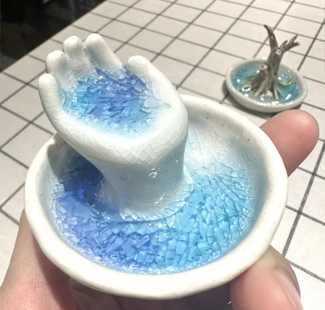 陶艺烧玻璃好美哇（带成品图）