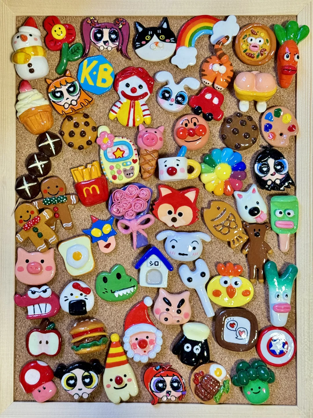 石塑黏土冰箱贴 | 全家福大合照?