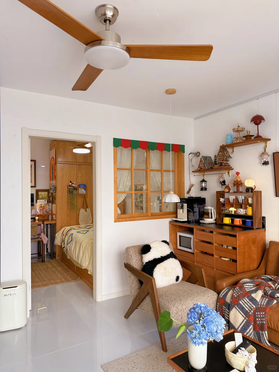 就46㎡的小房子，谈什么高级感简单够住就行！