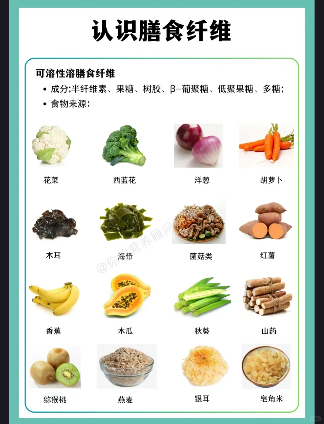 可溶性膳食纤维VS不可溶性膳食纤维