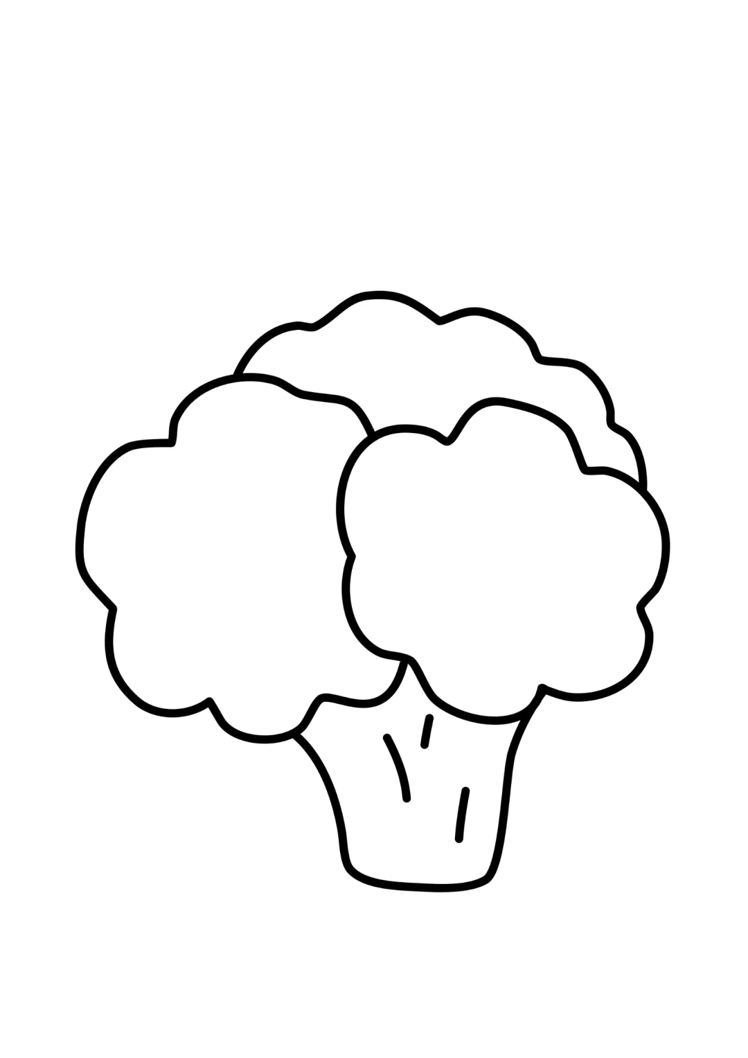 蔬菜涂色练习｜?打印