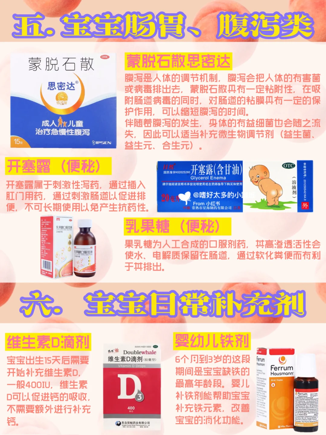 宝宝常用药、家用药&超全|新手爸妈收藏