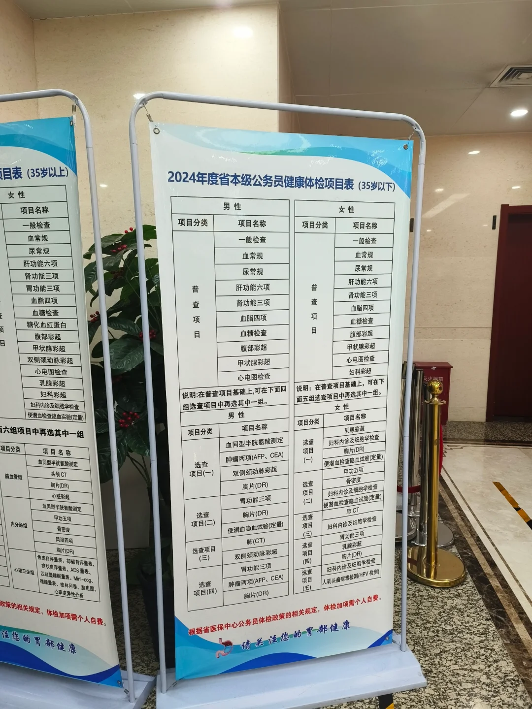 常规体检项目表 想体检的可参考