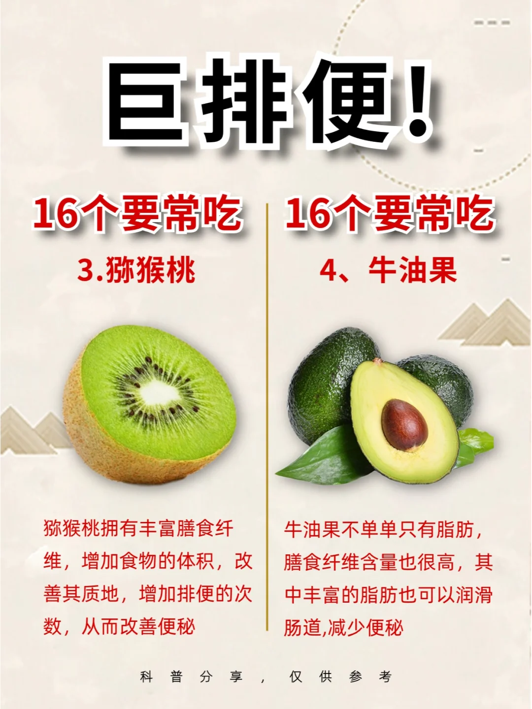 顺利噗噗?的16种食物?️实现噗噗自由