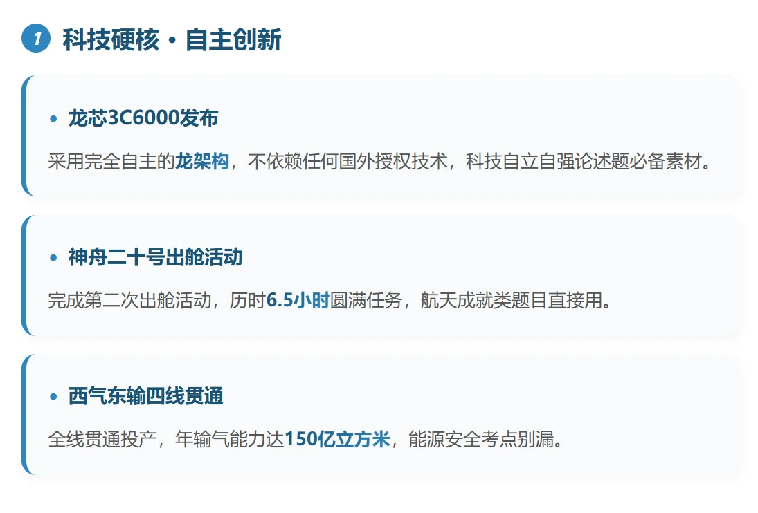 6 月时政考点终极版！考公人直接背！