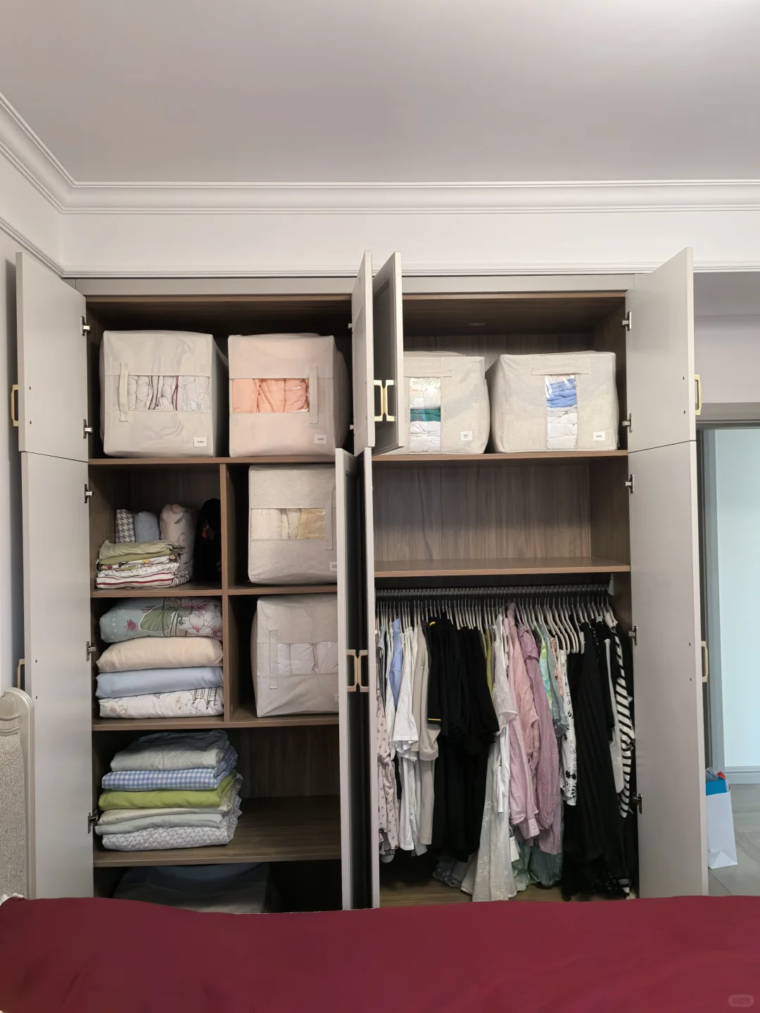 90后整理师的衣橱收纳法则‼️