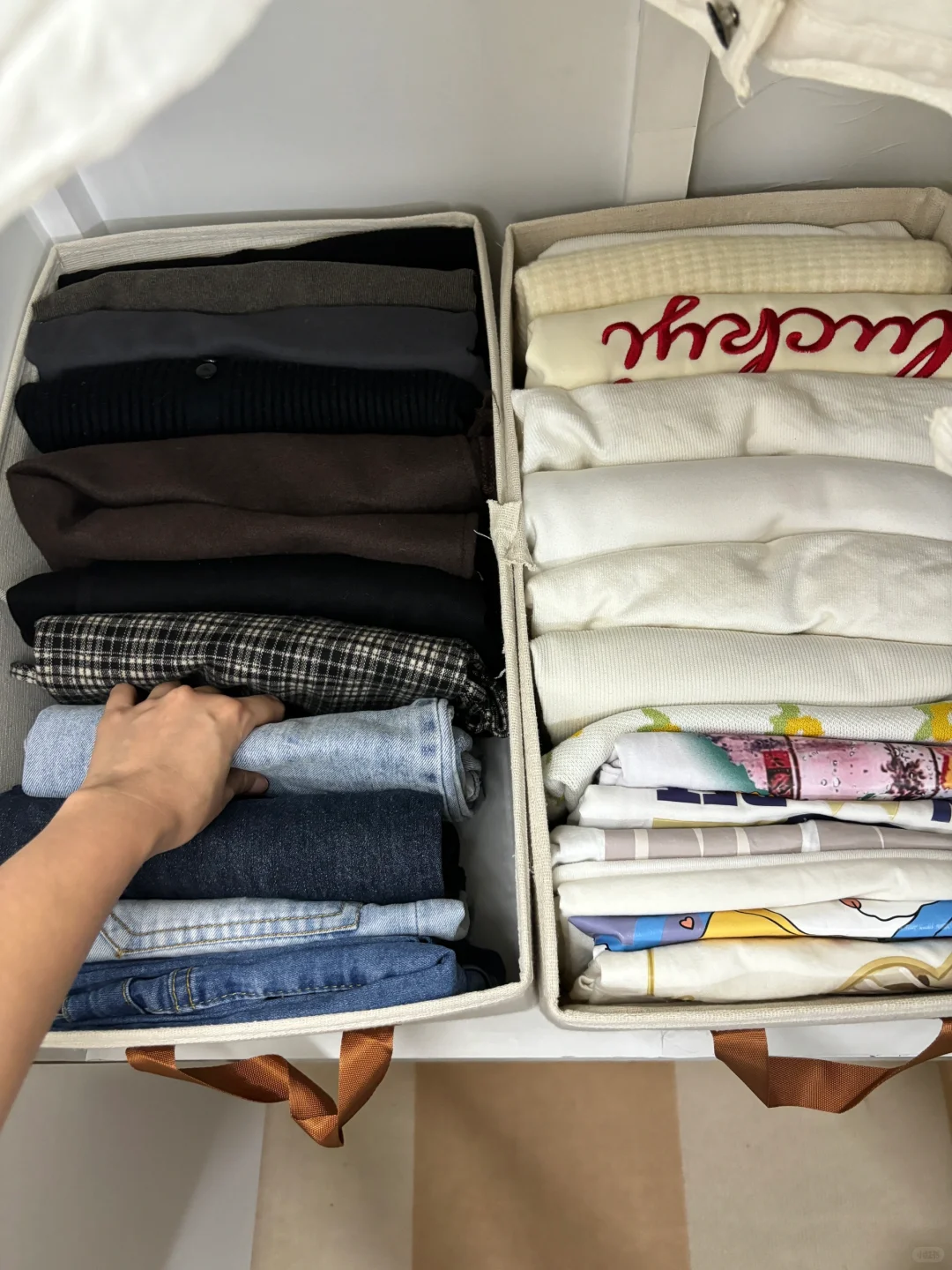 周末衣柜收纳整理时间到⌛️