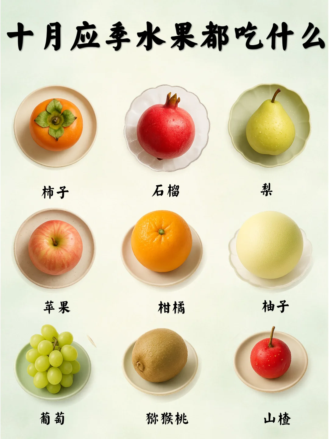 十月应季水果清单|古籍也说“秋来果正甜”