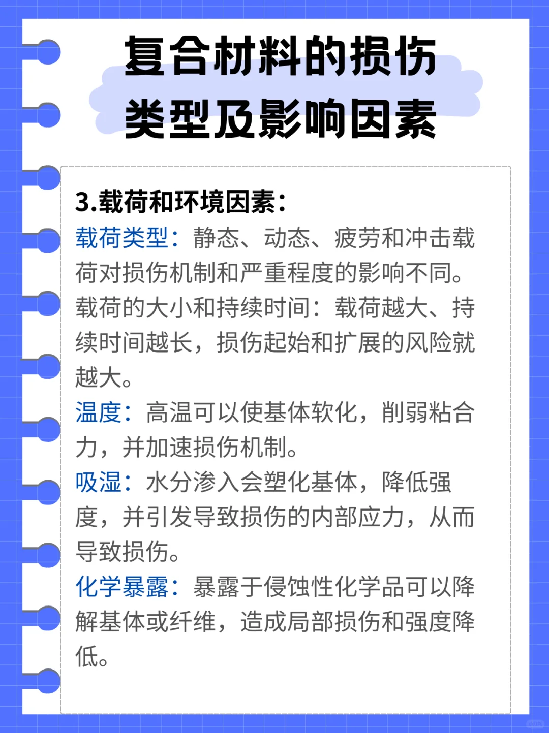 复合材料的损伤类型及影响因素