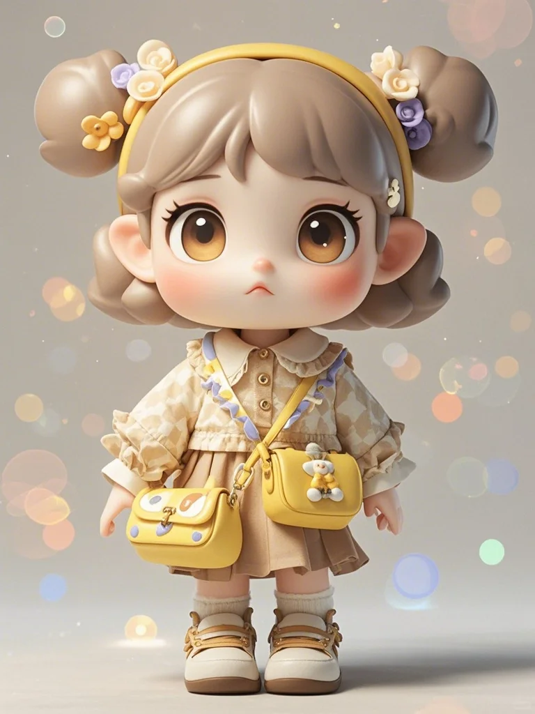 潮玩手办，来个老板把这个图片做成娃吧